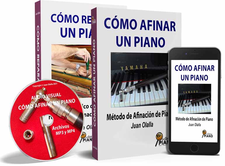 Cómo afinar un piano libro-método digital Guía del Piano